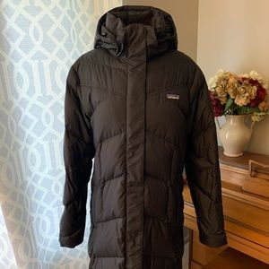 Patagonia Down With It Parka, XL, Black